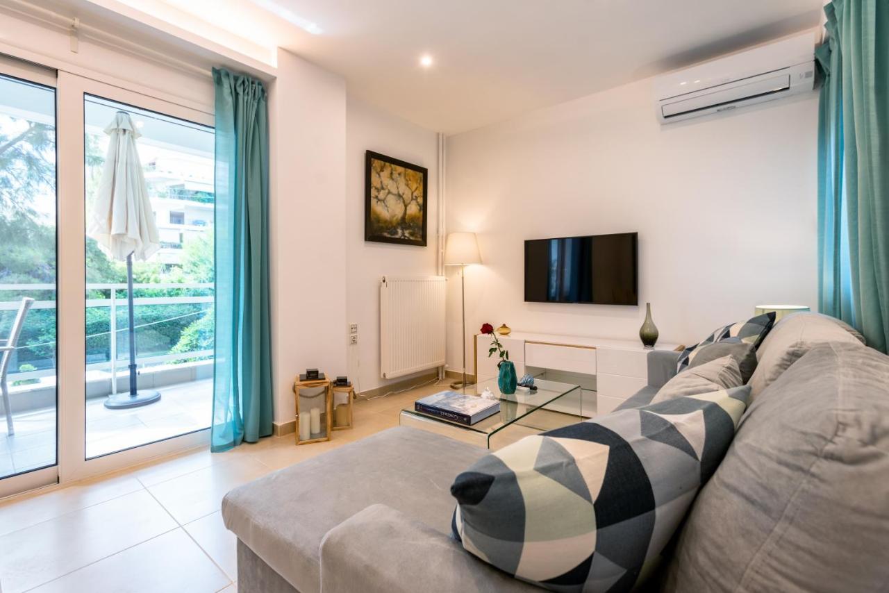 Lux 1-Bedroom Apartement Next To The Sea In Voula 아테네 외부 사진